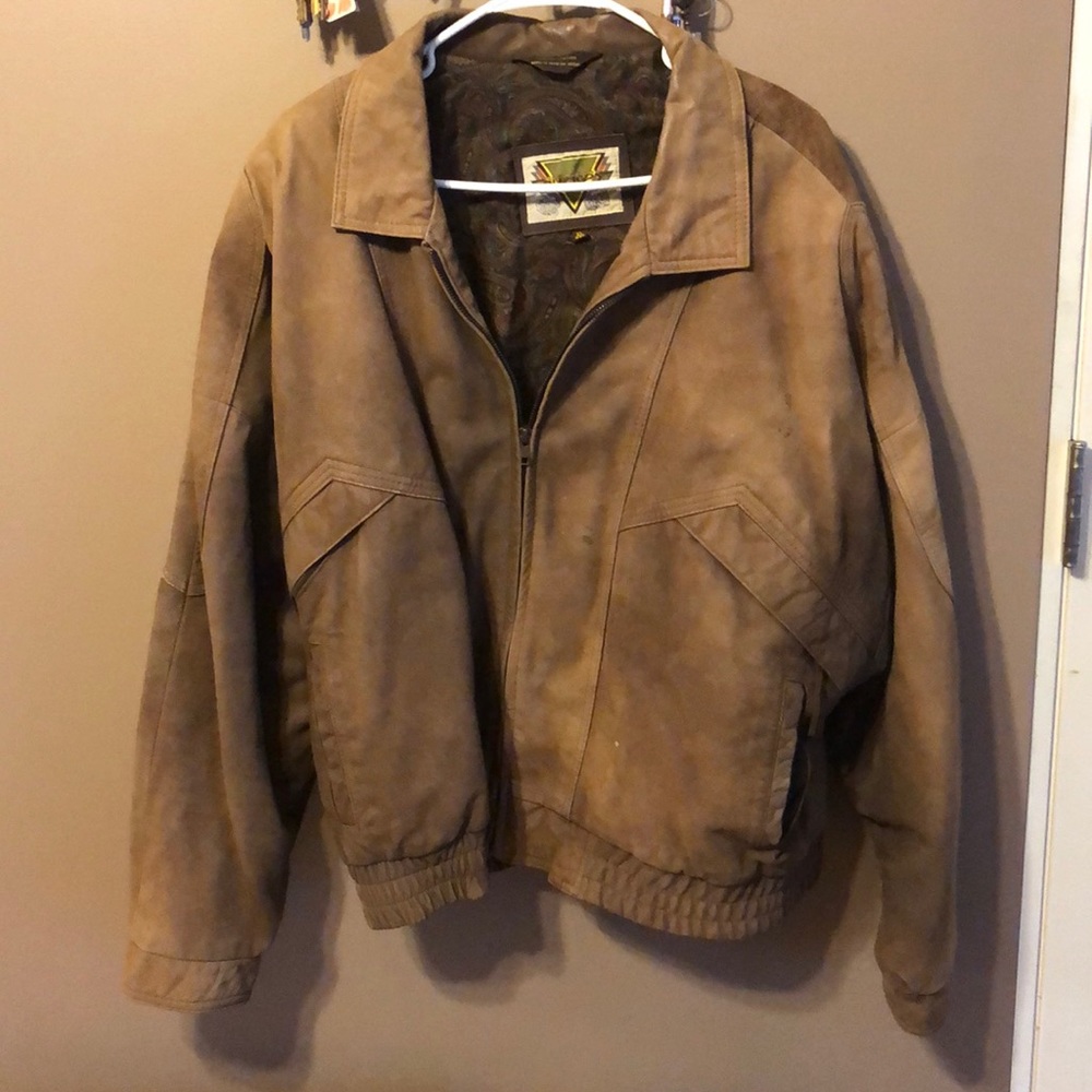 Men’s leather jacket